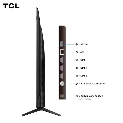 Smart TV 65” TCL QLED 4K Ultra HD 65P7K com Sistema Operacional Google TV, HDR10+, HDMI 2.1, Chromecast built-in, Dolby Vision e Atmos