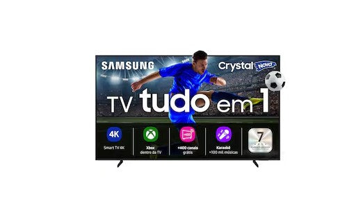 Smart TV 75" 4K Samsung 75U8600F Crystal HDR Tizen Alexa e Xbox Gaming